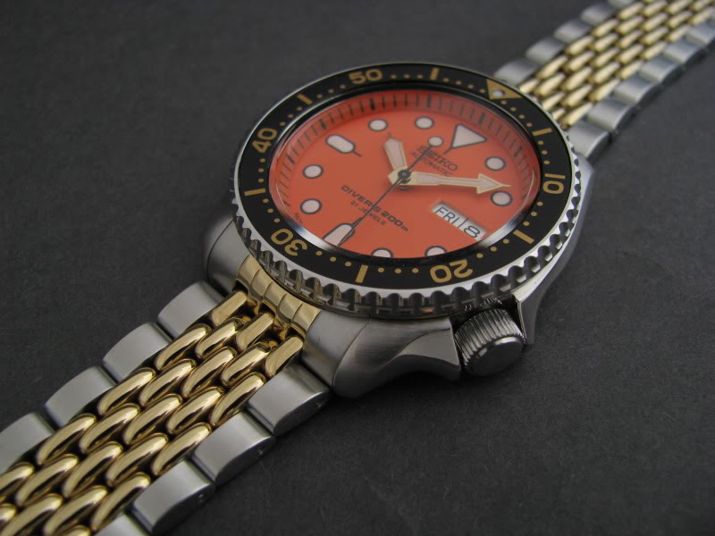 Two-tone SKX011J 22mm // Product Details // yobokies (poweredBy isCMS)