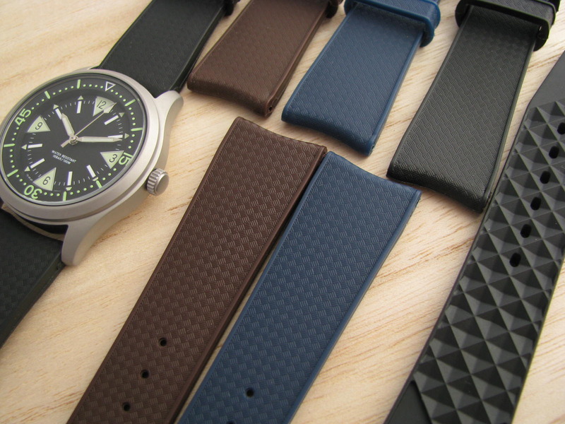 22mm IWC style rubber (black only)