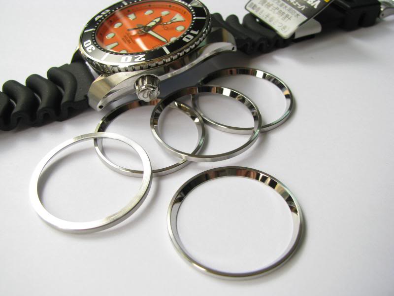 Polished Stainless Steel Chapter Ring for Seiko SBDC Sumo ~ US Seller+Fast Ship 